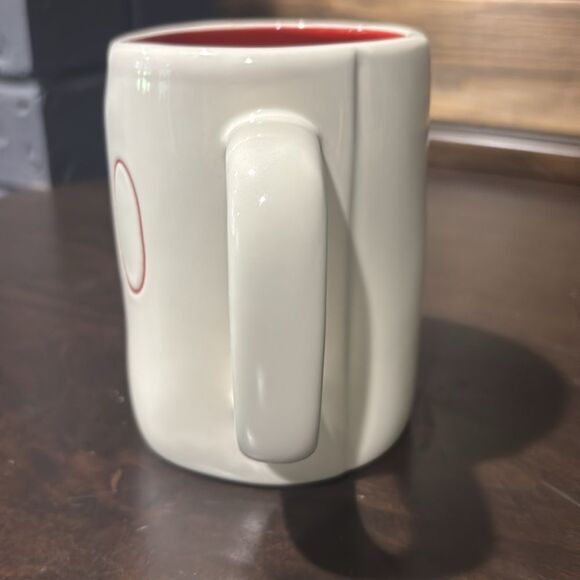Rae Dunn XOXO Red White Coffee Mug Love - Picture 4 of 6